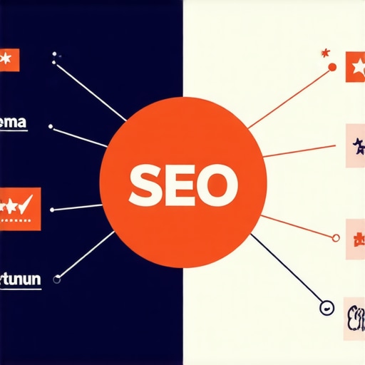 Infographic illustrating key local SEO signals for Google map rankings.